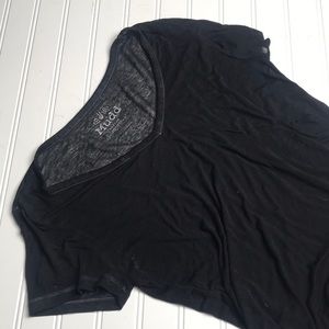 MUDD Sheer V-neck top
